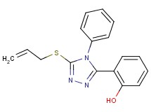 2-[5-(allylthio)-4-phenyl-4H-1,2,4-triazol-3-yl]phenol