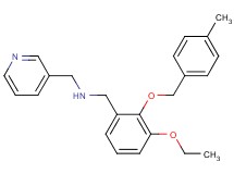 {3-ethoxy-2-[(4-methylbenzyl)oxy]benzyl}(3-pyridinylmethyl)amine hydrochloride