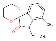 1'-ethyl-7'-methylspiro[1,3-dioxane-2,3'-indol]-2'(1'H)-one
