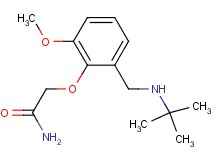 2-{2-[(tert-butylamino)methyl]-6-methoxyphenoxy}acetamide hydrochloride