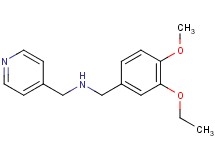 (3-ethoxy-4-methoxybenzyl)(4-pyridinylmethyl)amine hydrochloride