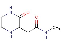 N-methyl-2-(3-oxo-2-piperazinyl)acetamide