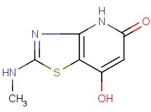 7-hydroxy-2-(methylamino)[1,3]thiazolo[4,5-b]pyridin-5(4H)-one