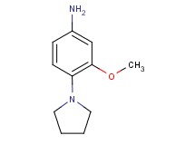 3-methoxy-4-(1-pyrrolidinyl)aniline