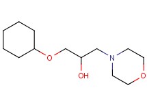 1-(cyclohexyloxy)-3-(4-morpholinyl)-2-propanol hydrochloride