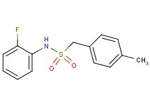 N-(2-fluorophenyl)-1-(4-methylphenyl)methanesulfonamide