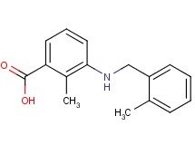 2-methyl-3-[(2-methylbenzyl)amino]benzoic acid