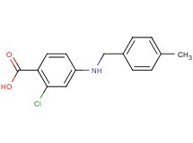 2-chloro-4-[(4-methylbenzyl)amino]benzoic acid