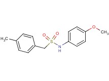 N-(4-methoxyphenyl)-1-(4-methylphenyl)methanesulfonamide