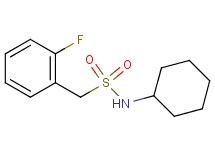 N-cyclohexyl-1-(2-fluorophenyl)methanesulfonamide