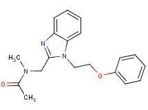 N-methyl-N-{[1-(2-phenoxyethyl)-1H-benzimidazol-2-yl]methyl}acetamide