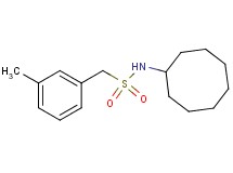 N-cyclooctyl-1-(3-methylphenyl)methanesulfonamide