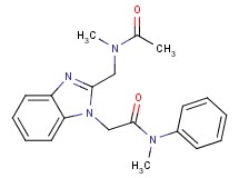 2-(2-{[acetyl(methyl)amino]methyl}-1H-benzimidazol-1-yl)-N-methyl-N-phenylacetamide