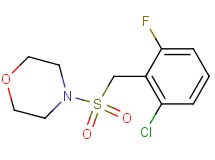 4-[(2-chloro-6-fluorobenzyl)sulfonyl]morpholine