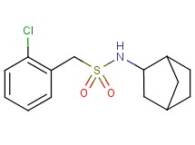 N-bicyclo[2.2.1]hept-2-yl-1-(2-chlorophenyl)methanesulfonamide