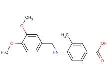 4-[(3,4-dimethoxybenzyl)amino]-3-methylbenzoic acid