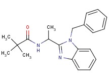 N-[1-(1-benzyl-1H-benzimidazol-2-yl)ethyl]-2,2-dimethylpropanamide