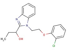 1-{1-[2-(2-chlorophenoxy)ethyl]-1H-benzimidazol-2-yl}-1-propanol