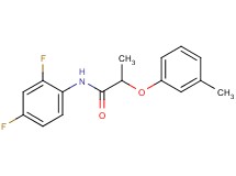 N-(2,4-difluorophenyl)-2-(3-methylphenoxy)propanamide
