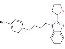 1-[3-(4-methylphenoxy)propyl]-2-(tetrahydro-2-furanyl)-1H-benzimidazole