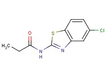 N-(5-chloro-1,3-benzothiazol-2-yl)propanamide