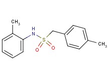 N-(2-methylphenyl)-1-(4-methylphenyl)methanesulfonamide