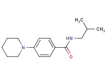 N-isobutyl-4-(1-piperidinyl)benzamide