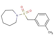1-[(3-methylbenzyl)sulfonyl]azepane