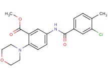 methyl 5-[(3-chloro-4-methylbenzoyl)amino]-2-(4-morpholinyl)benzoate