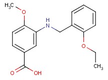 3-[(2-ethoxybenzyl)amino]-4-methoxybenzoic acid