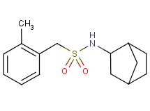 N-bicyclo[2.2.1]hept-2-yl-1-(2-methylphenyl)methanesulfonamide
