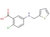 2-chloro-5-[(2-thienylmethyl)amino]benzoic acid