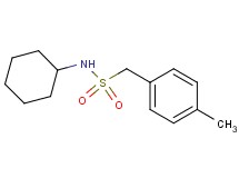 N-cyclohexyl-1-(4-methylphenyl)methanesulfonamide