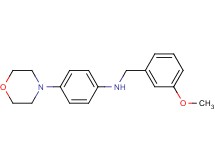 (3-methoxybenzyl)[4-(4-morpholinyl)phenyl]amine