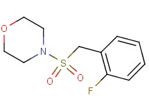 4-[(2-fluorobenzyl)sulfonyl]morpholine