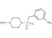 1-methyl-4-[(3-methylbenzyl)sulfonyl]piperazine
