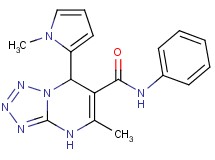 5-methyl-7-(1-methyl-1H-pyrrol-2-yl)-N-phenyl-4,7-dihydrotetrazolo[1,5-a]pyrimidine-6-carboxamide