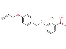 3-{[4-(allyloxy)benzyl]amino}-2-methylbenzoic acid