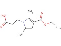 3-[3-(ethoxycarbonyl)-2,5-dimethyl-1H-pyrrol-1-yl]propanoic acid