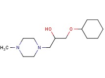 1-(cyclohexyloxy)-3-(4-methyl-1-piperazinyl)-2-propanol dihydrochloride