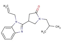 4-(1-allyl-1H-benzimidazol-2-yl)-1-isobutyl-2-pyrrolidinone