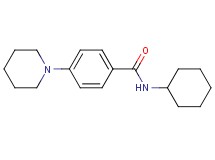 N-cyclohexyl-4-(1-piperidinyl)benzamide