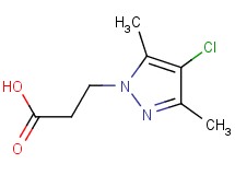 3-(4-chloro-3,5-dimethyl-1H-pyrazol-1-yl)propanoic acid