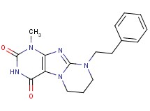 1-methyl-9-(2-phenylethyl)-6,7,8,9-tetrahydropyrimido[2,1-f]purine-2,4(1H,3H)-dione