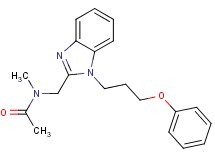 N-methyl-N-{[1-(3-phenoxypropyl)-1H-benzimidazol-2-yl]methyl}acetamide