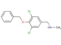 [4-(benzyloxy)-3,5-dichlorobenzyl]methylamine hydrochloride
