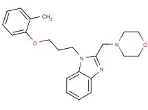 1-[3-(2-methylphenoxy)propyl]-2-(4-morpholinylmethyl)-1H-benzimidazole