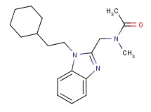 N-{[1-(2-cyclohexylethyl)-1H-benzimidazol-2-yl]methyl}-N-methylacetamide