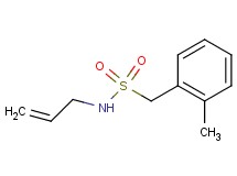 N-allyl-1-(2-methylphenyl)methanesulfonamide