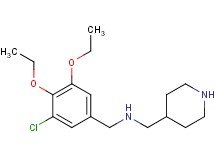 (3-chloro-4,5-diethoxybenzyl)(4-piperidinylmethyl)amine dihydrochloride